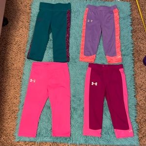 Four Girls Under Armour size 6 capris